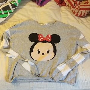 Minnie Mouse Crop Sweater